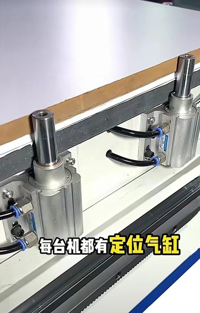 H4 positioning cylinders alongside a panel, with the original Chinese image caption