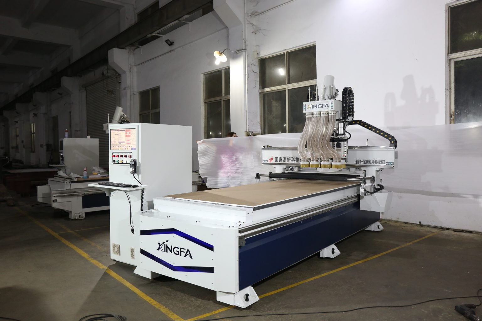 H4 CNC cutting machine in a workshop