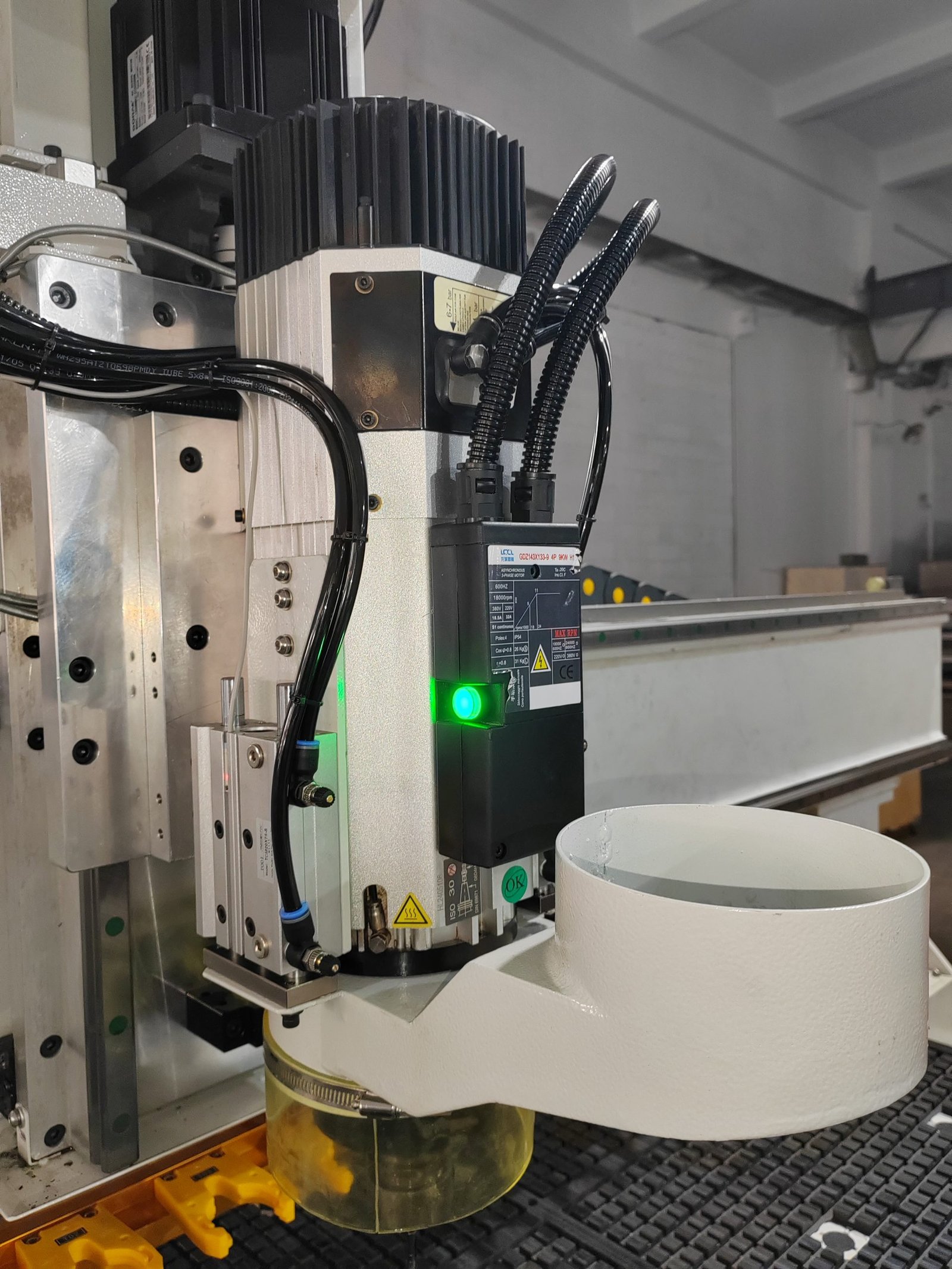 Four High-Speed Spindles