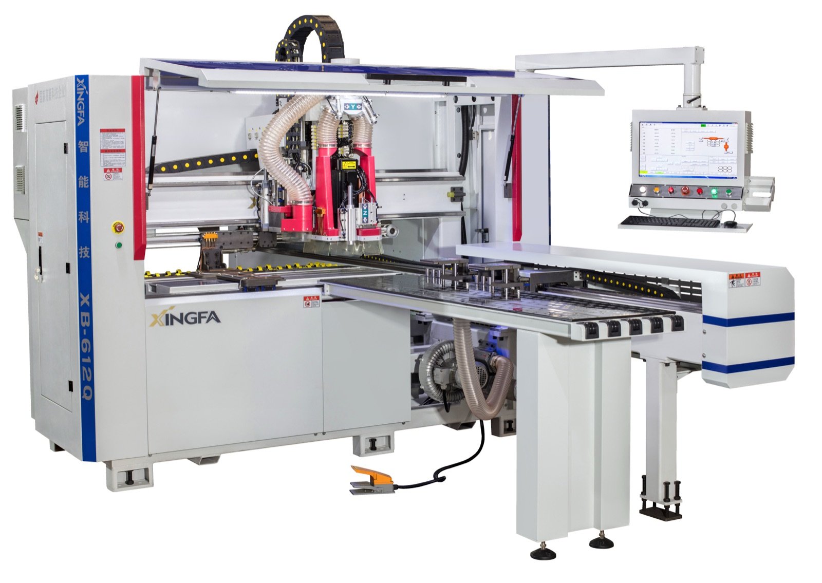 XB612Q open machine view