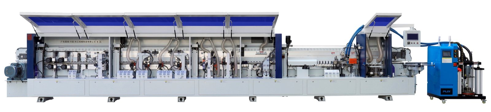 XA-8CTF aluminum-wood edge banding machine
